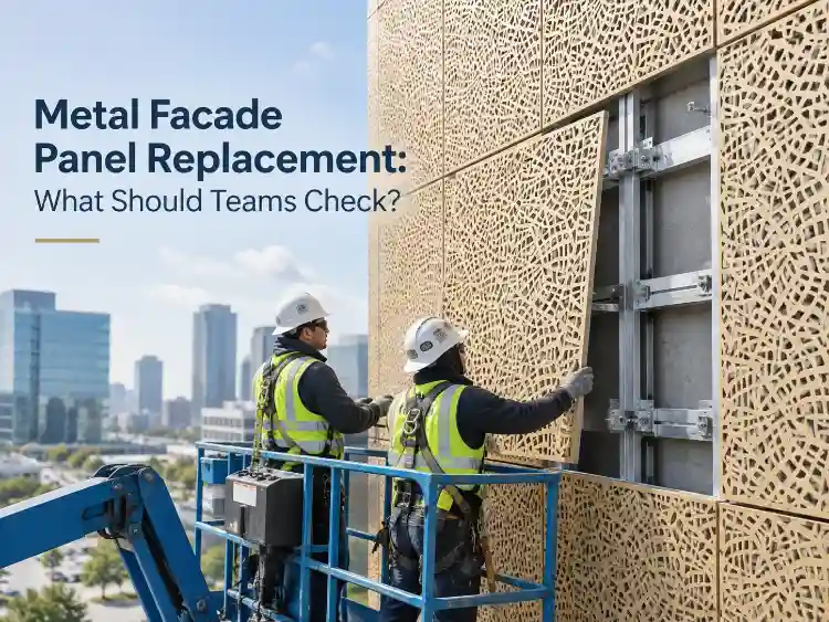 Metal Facade Panel Replacement: What Should Teams Check?