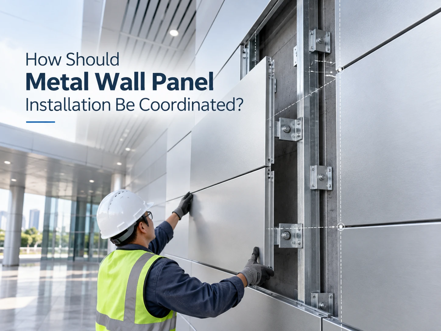 How Should Metal Wall Panel Installation Be Coordinated?