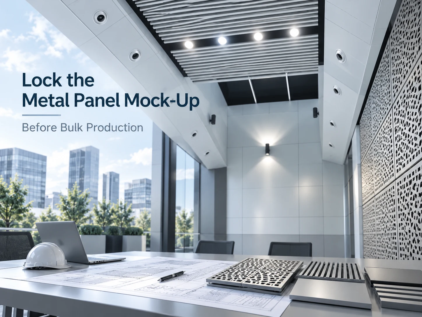 Lock the Metal Panel Mock-Up Before Bulk Production
