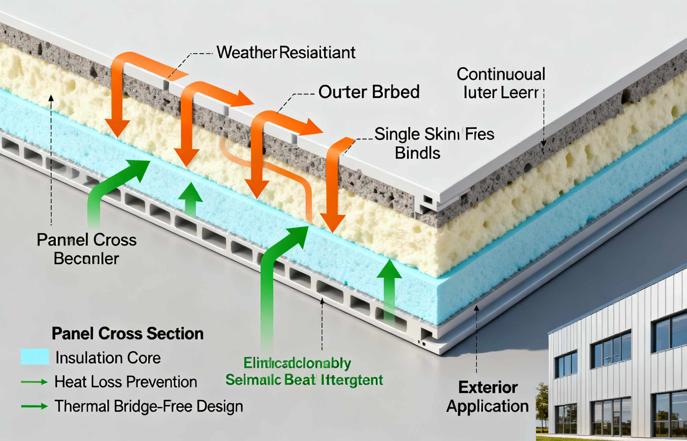 How Single Skin Panels Prevent Thermal Bypass in Building Envelopes