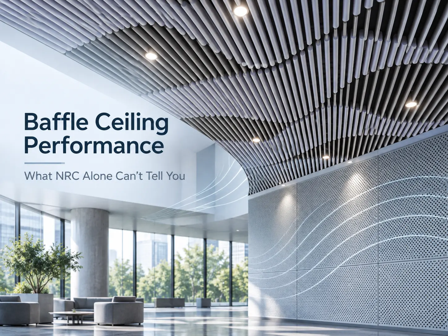 What NRC Alone Does Not Tell You About Baffle Ceiling Performance