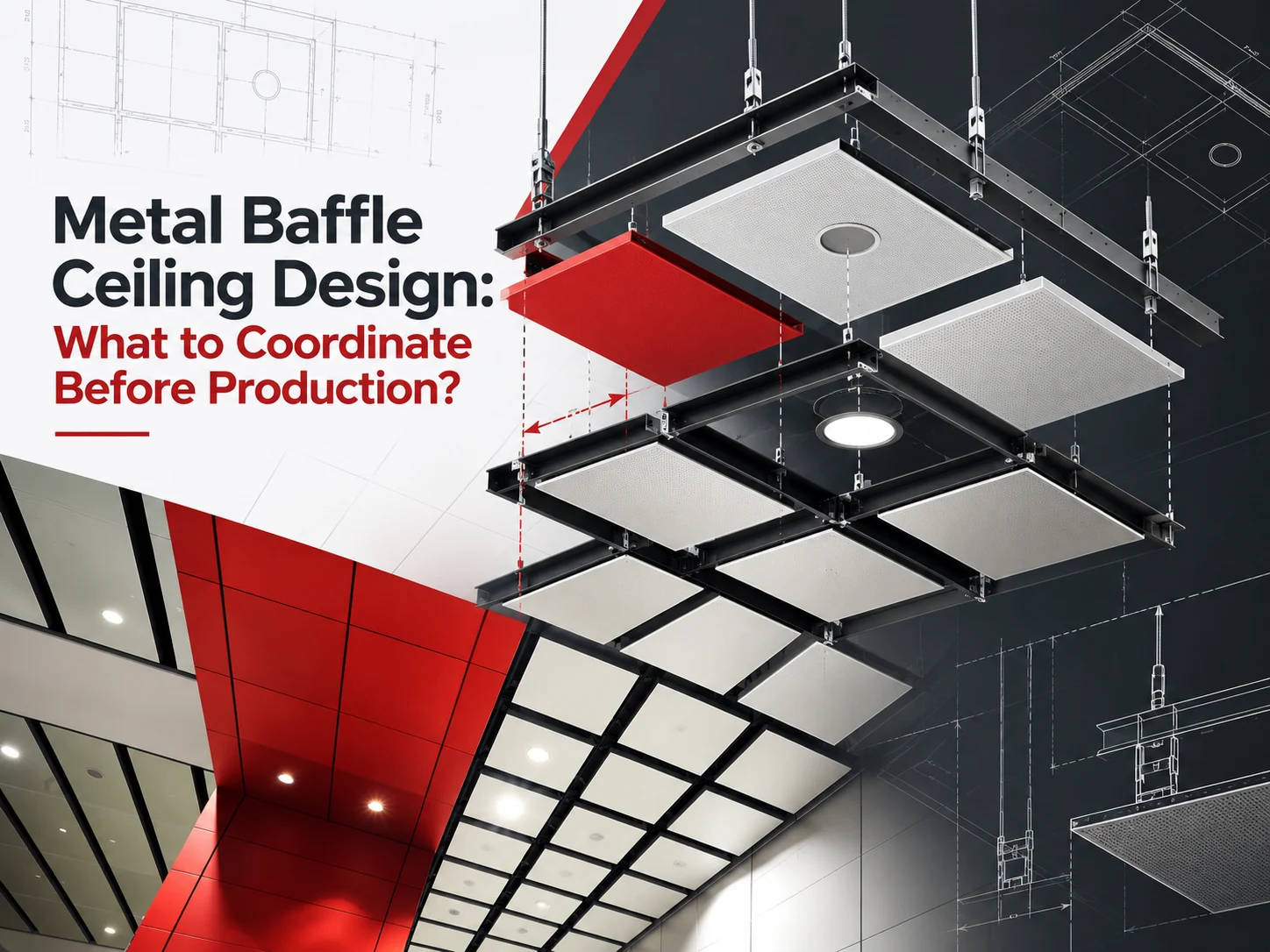 Metal Baffle Ceiling Design: What to Coordinate Before Production?
