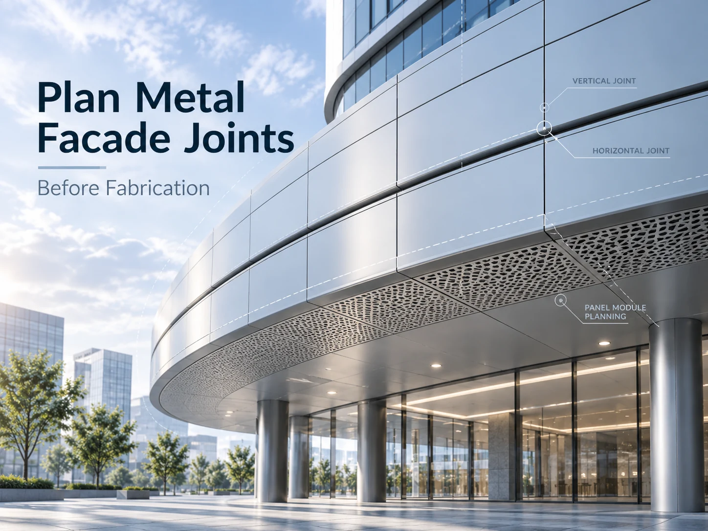 Plan Metal Facade Joints Before Fabrication
