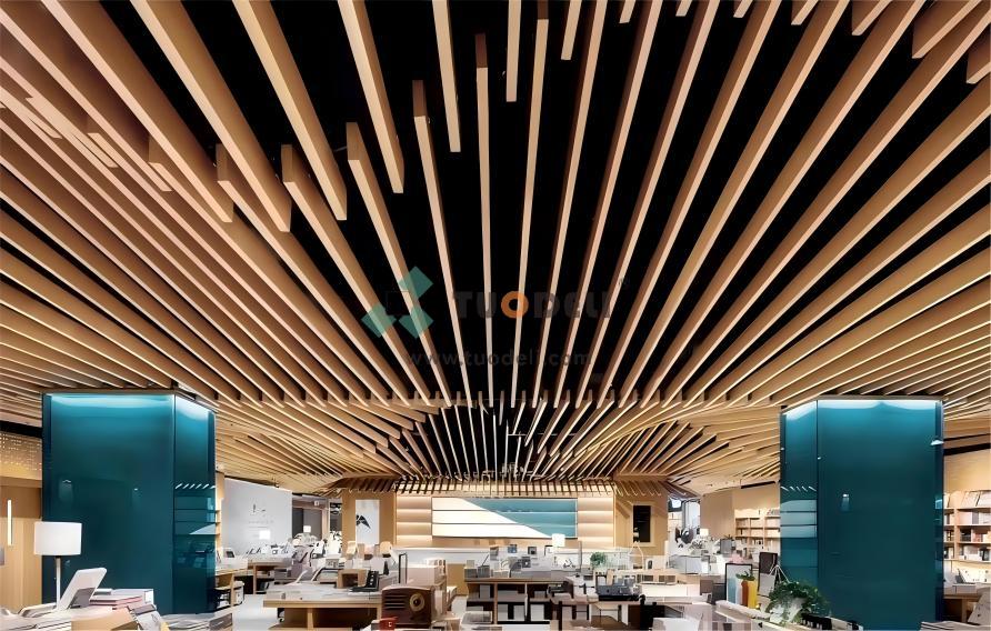 Aluminum Square Tube Baffle Ceiling-TUODELI