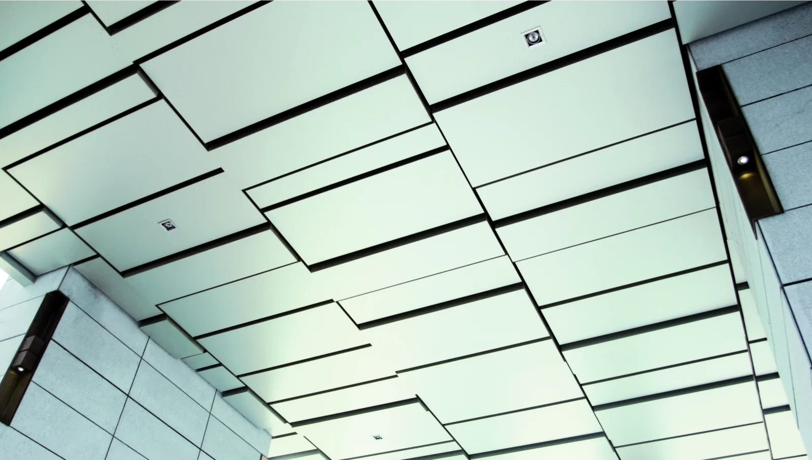 Metal ceiling panel warping.webp