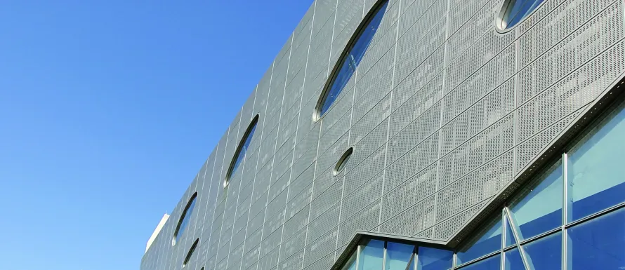 perforated metal facade open area.webp