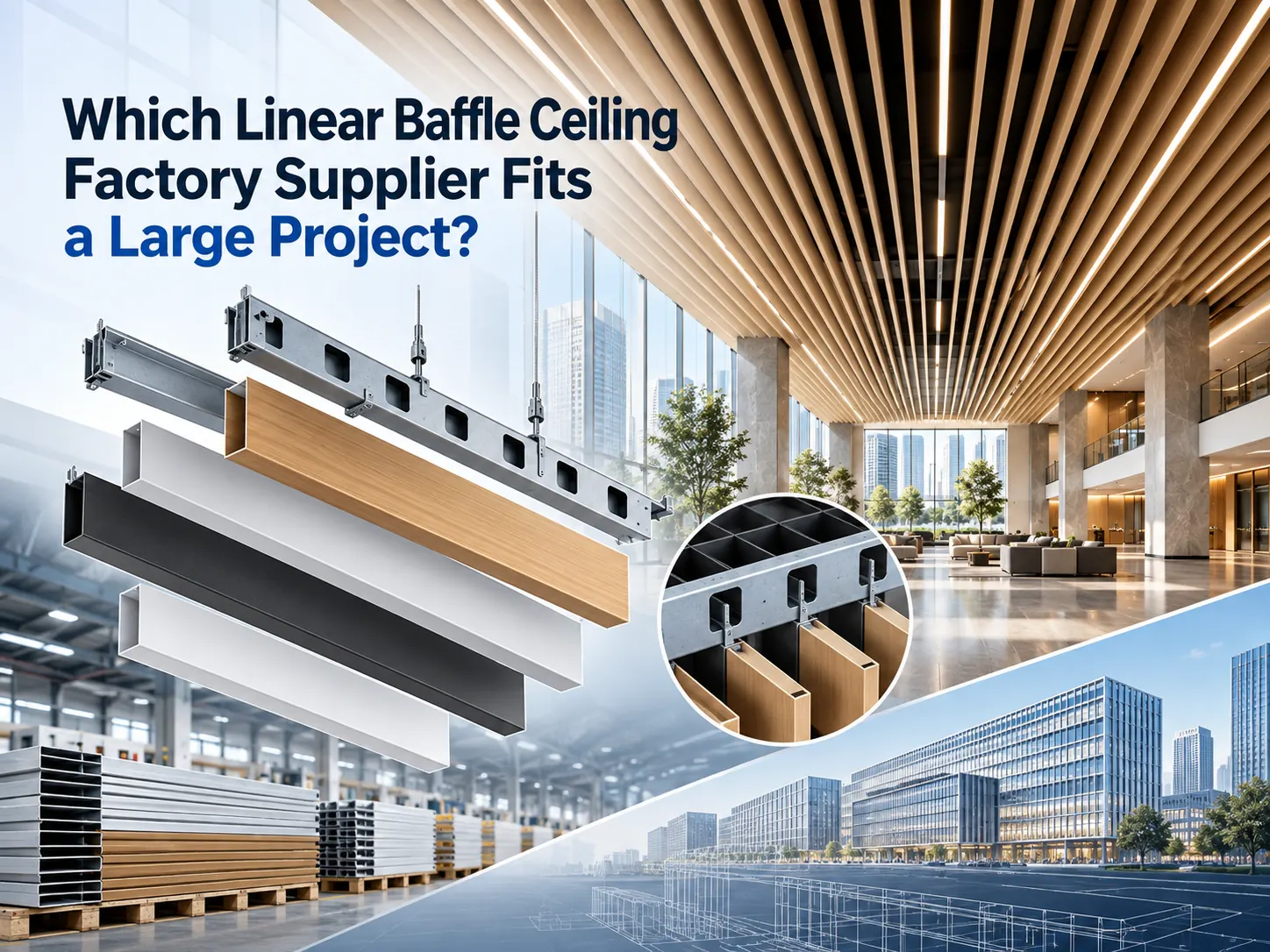 Which Linear Baffle Ceiling Factory Supplier Fits a Large Project_.webp